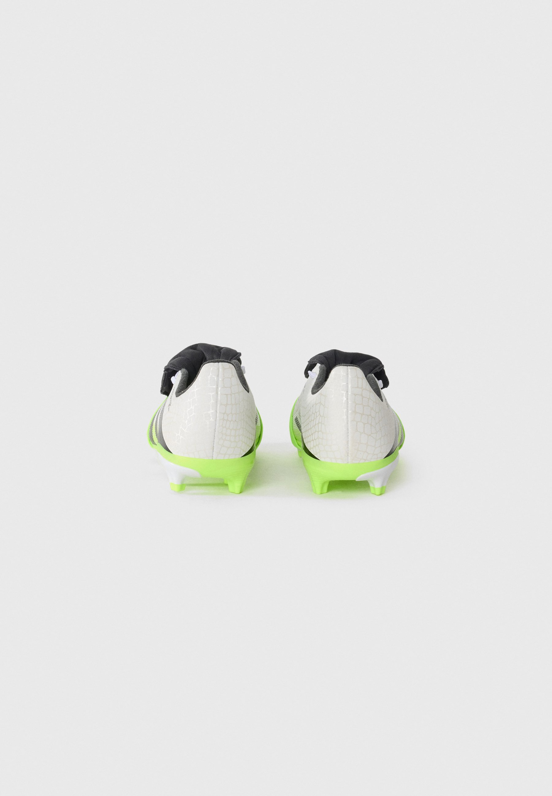adidas Performance PREDATOR LEAGUE FOLD OVER TONGUE FIRM GROUND/MULTI GROUND KIDS UNISEX - Fußballschuhe für festen Boden - weiß/schwarz/zitronengelb