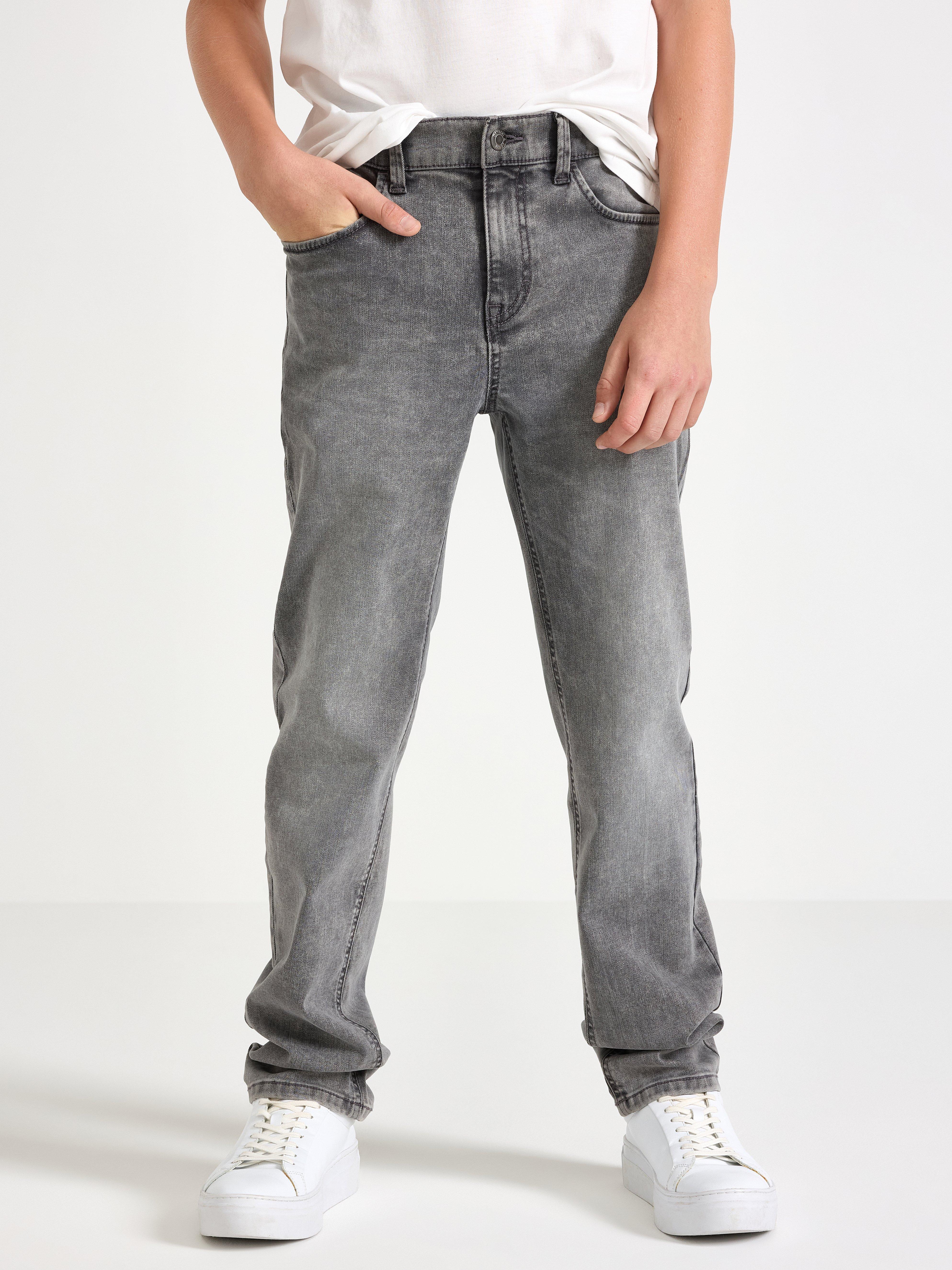 Pantalones vaqueros rectos STAFFAN, de elasticidad media, color gris.