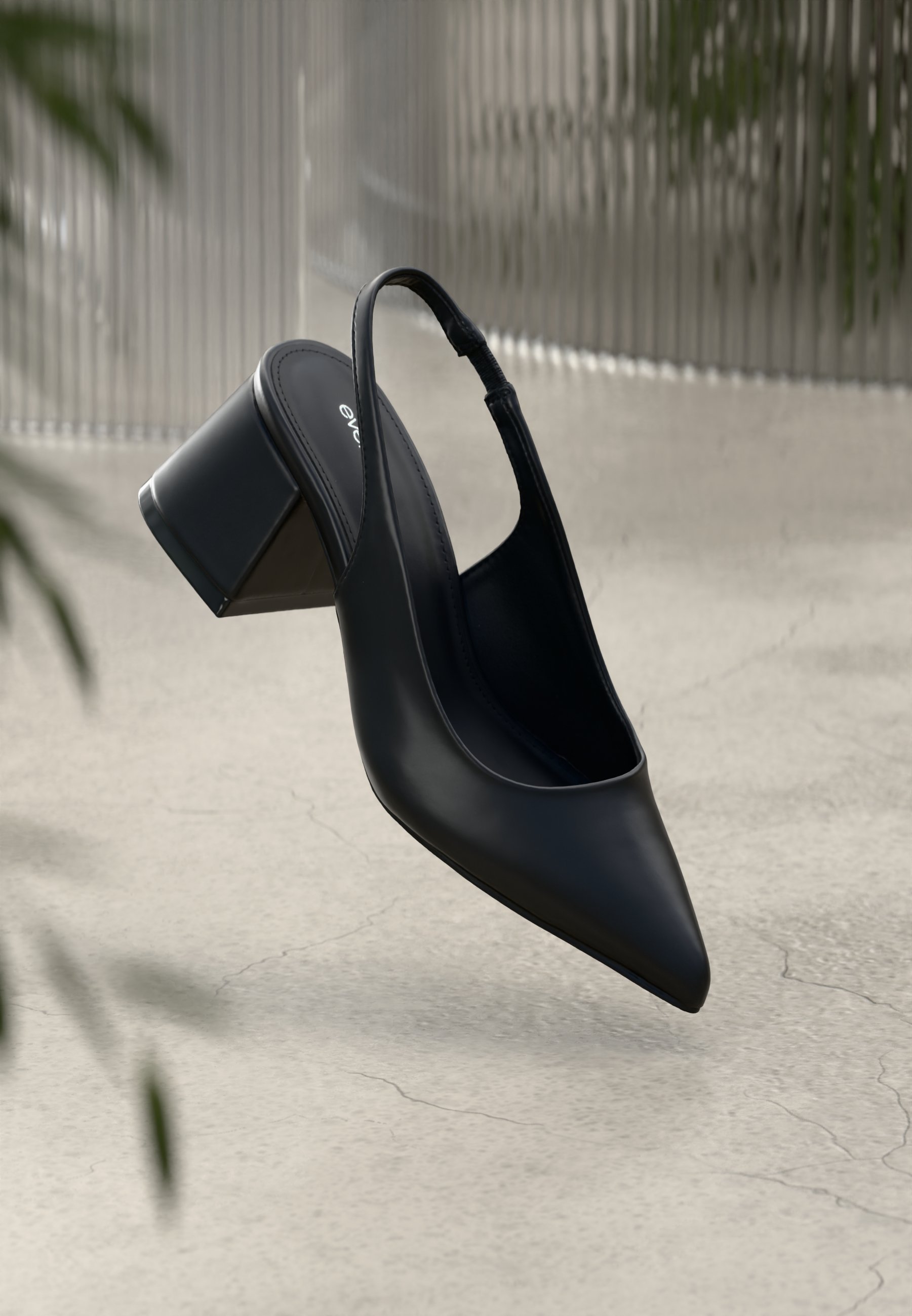Even&Odd Wide Fit Classic hakken - zwart
