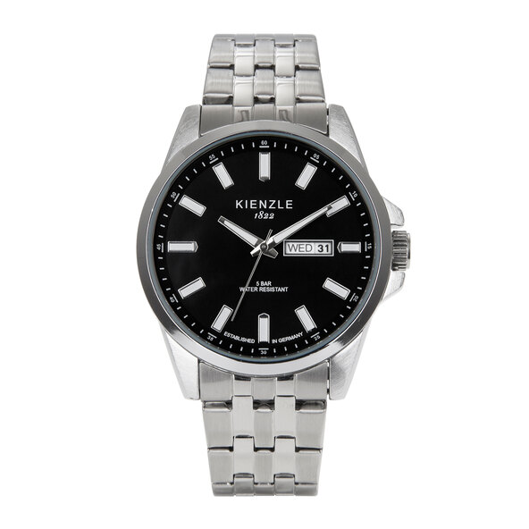 Herren-Armbanduhr mit Tag- und Datumsanzeige Model-No AN4-KIAU-MG