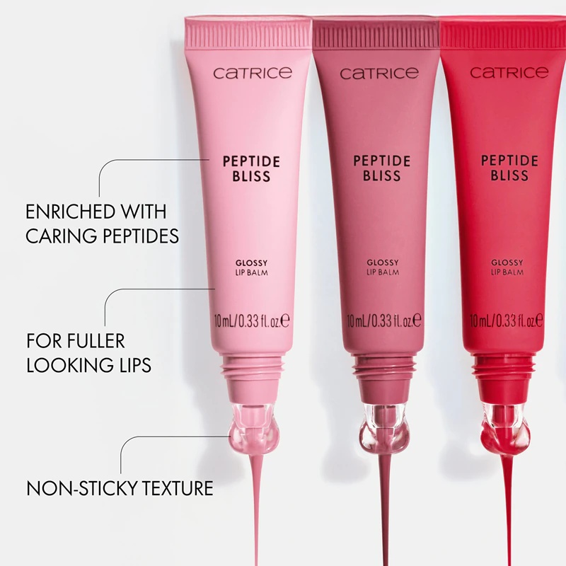 „Catrice Peptide Bliss“ blizgus lūpų balzamas