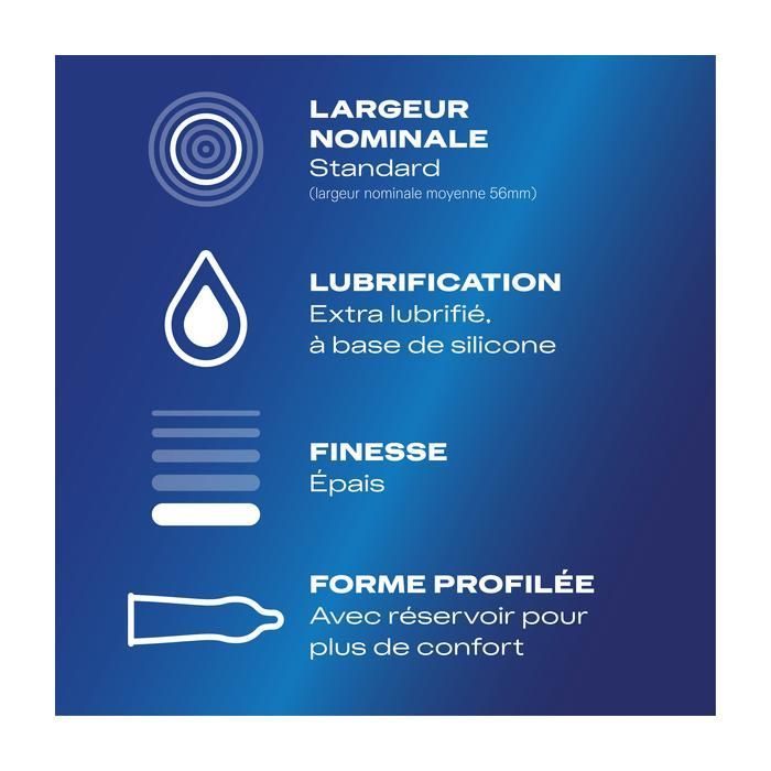 Durex preservatif essential boite de 24
