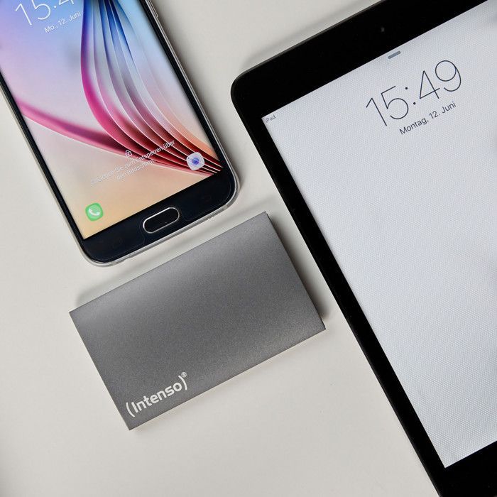 Disque SSD externe portable Intenso - Premium Edition - 128 Go - USB 3.0 - Antichoc