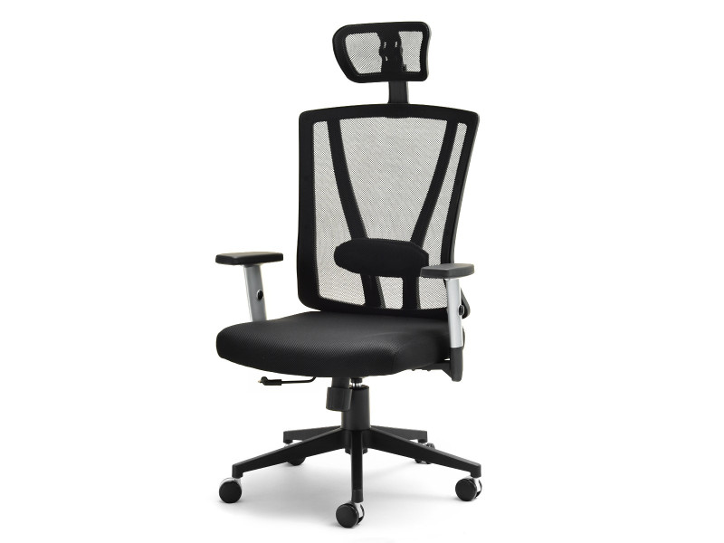Czarny Ergonom. Fotel Felix Do Biura I Home Office