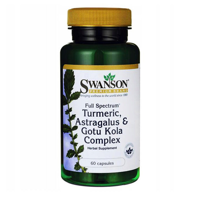 Swanson kurkuma Gotu Kola un Astragalus