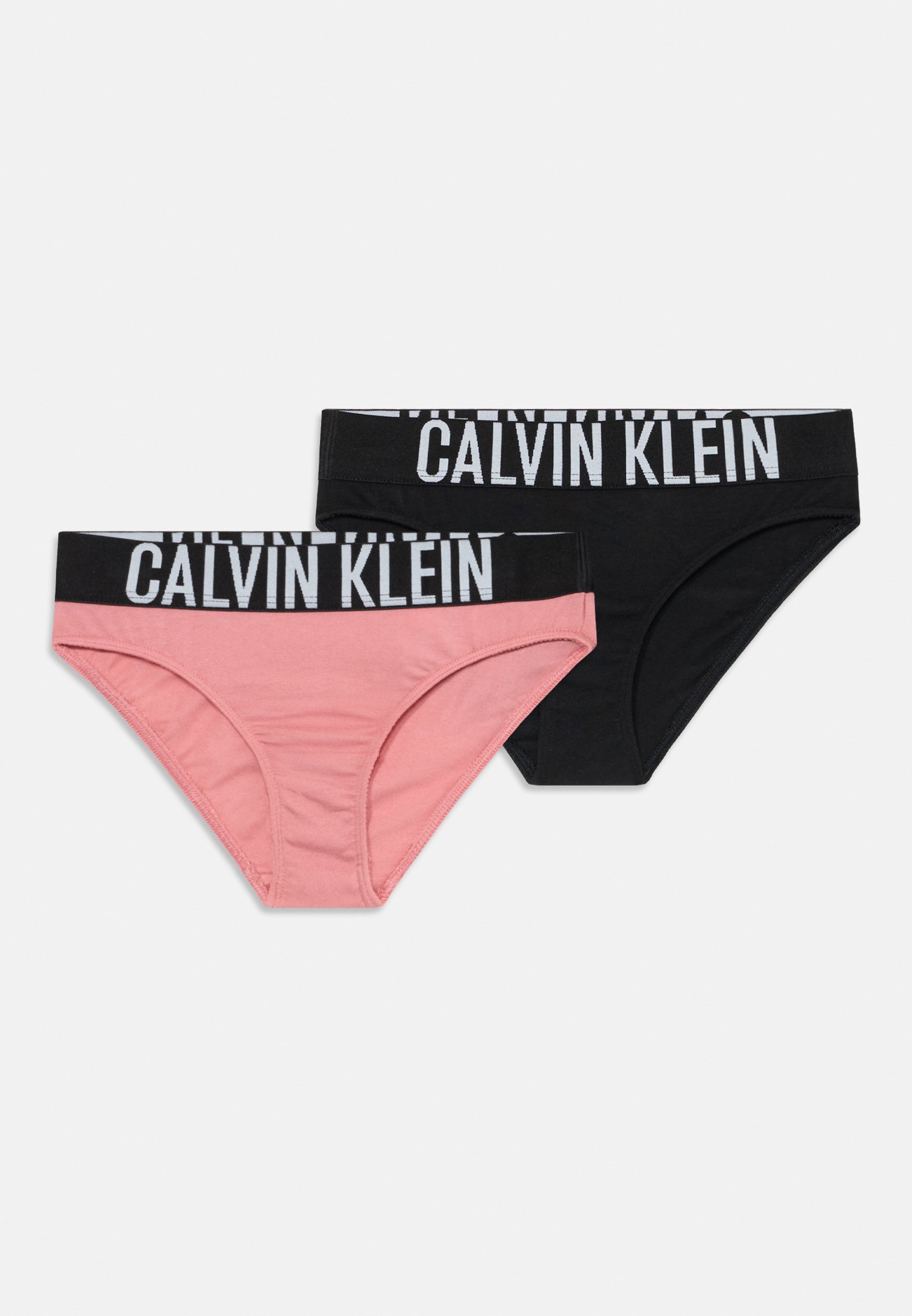 Lot de 2 slips Calvin Klein - abricot/noir