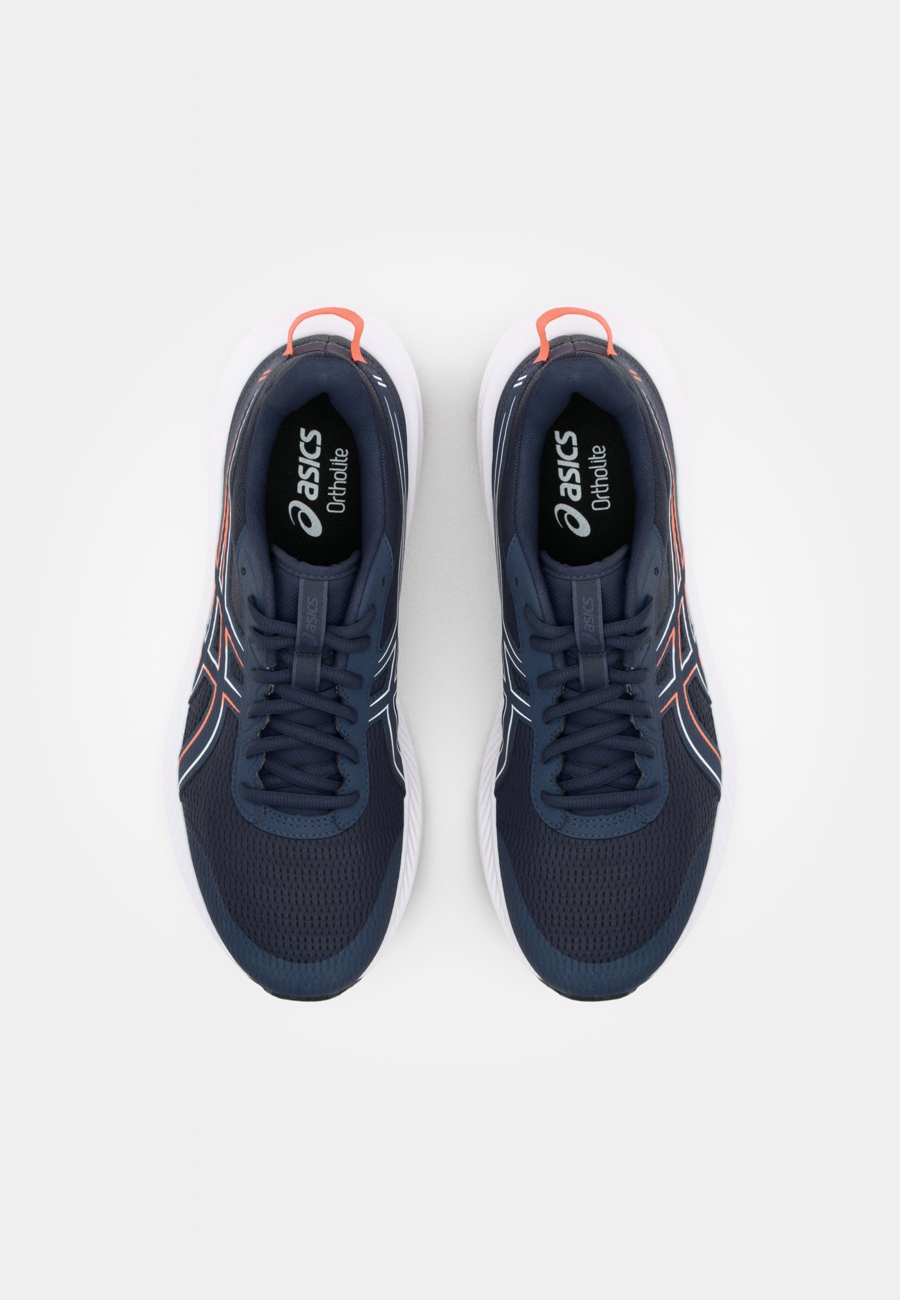 ASICS JOLT 5 - Chaussures de running sur route - bleu nuit/corail vif