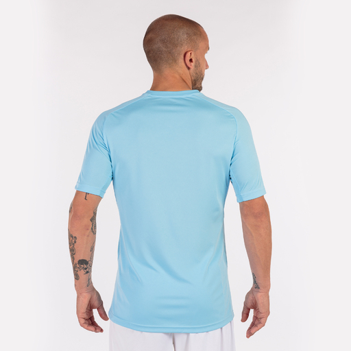 Tricou Joma Grafity II albastru deschis cu mânecă scurtă