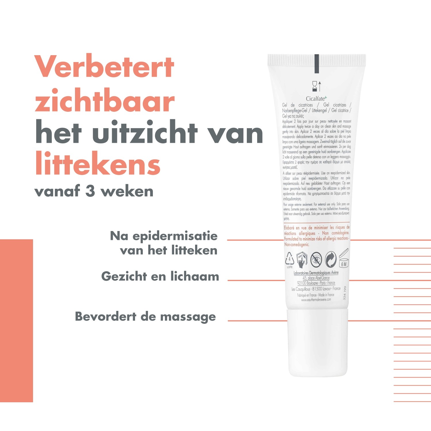 Avène Cicalfate krema za zaštitu rana + gel za ožiljke - 30 ml