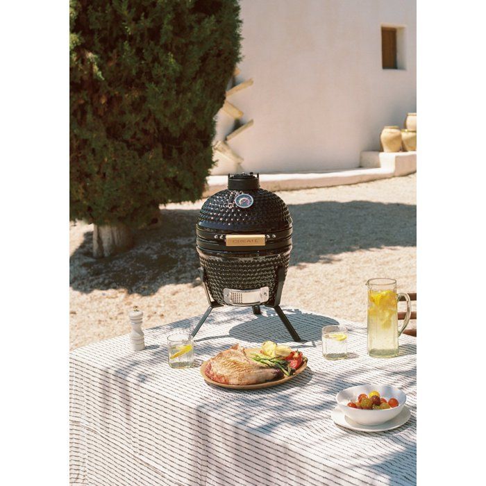 Barbecue fumoir en céramique - Create - BBQ Kamado - Polyvalent - Économie de charbon