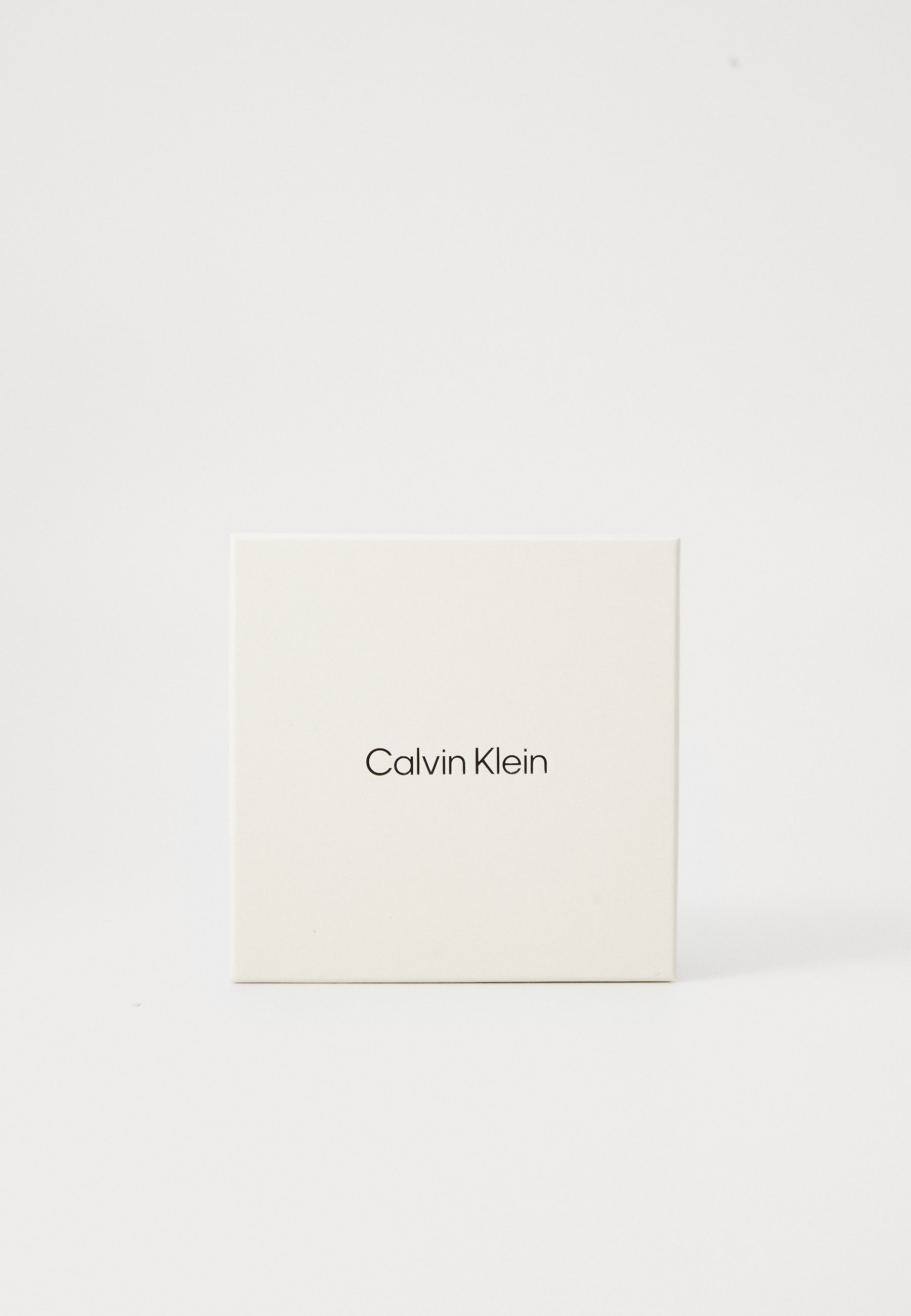 Fibbia con logo Calvin Klein - Cintura - nero/oro chiaro anticato