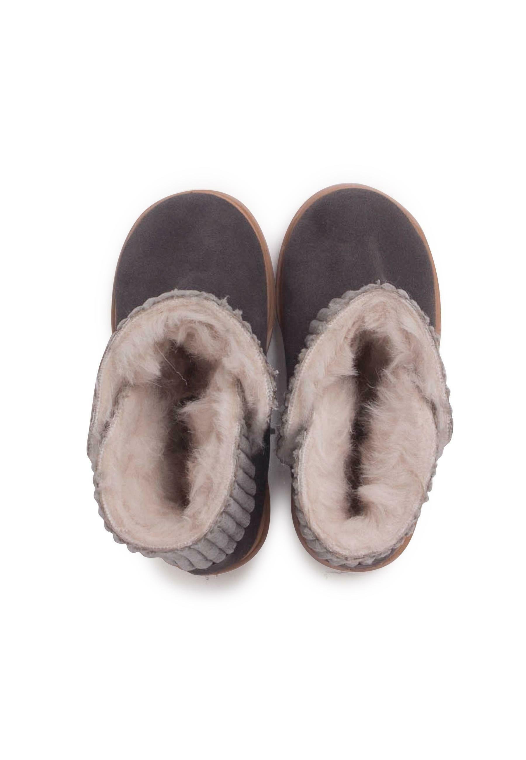 Pisamonas Babyschuhe - grau