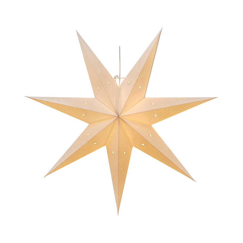 Home Stella di Natale 75 cm, bianca, Capella