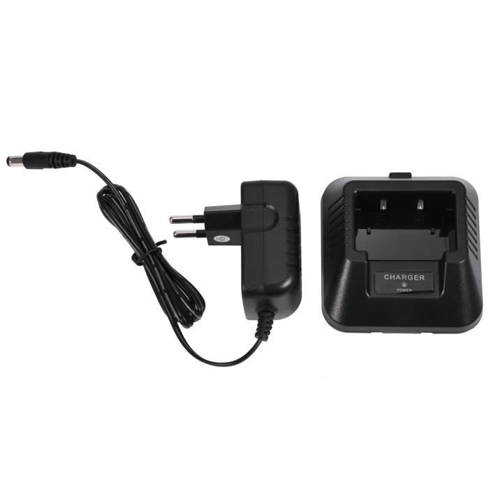 Cargador HURRISE para Baofeng UV-5R. Adaptador de corriente para cargador de escritorio de radio bidireccional Baofeng UV-5R.