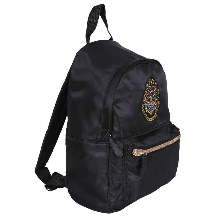 Zwarte Harry Potter Urban rugzak voor dames, jongeren, school, ruime rugzak