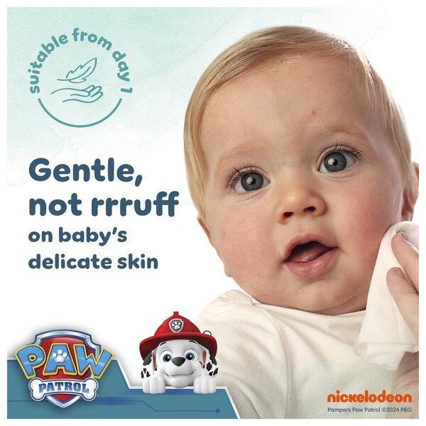 Pampers Harmonie Aqua Paw Patrol vlažne maramice za bebe<br>3 x 48 komada