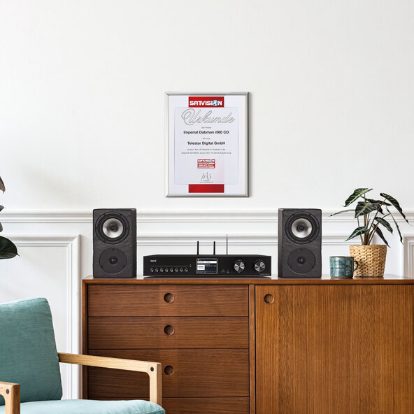 Multifunksjonelt HiFi-system Dabman i560CD