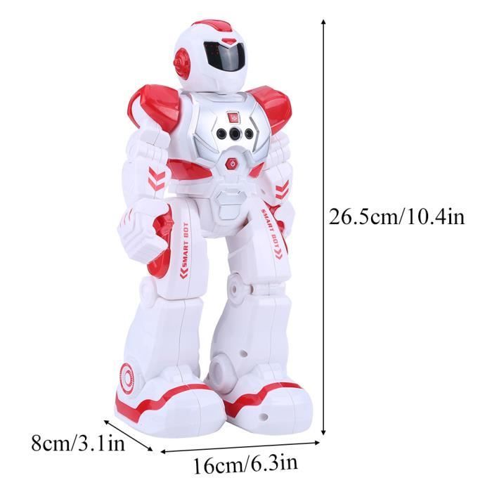 Remote Control Smart Robot Gesture Sensor Singing and Dancing Educational Toy for Children (Red) - TIP