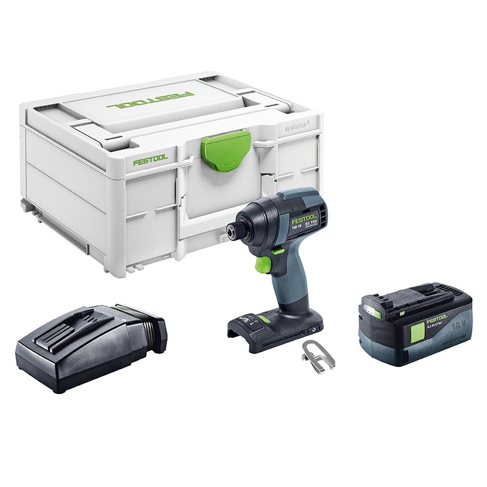 Set șurubelniță de impact FESTOOL 18V fără perii 1 x 5,2 Ah F28735