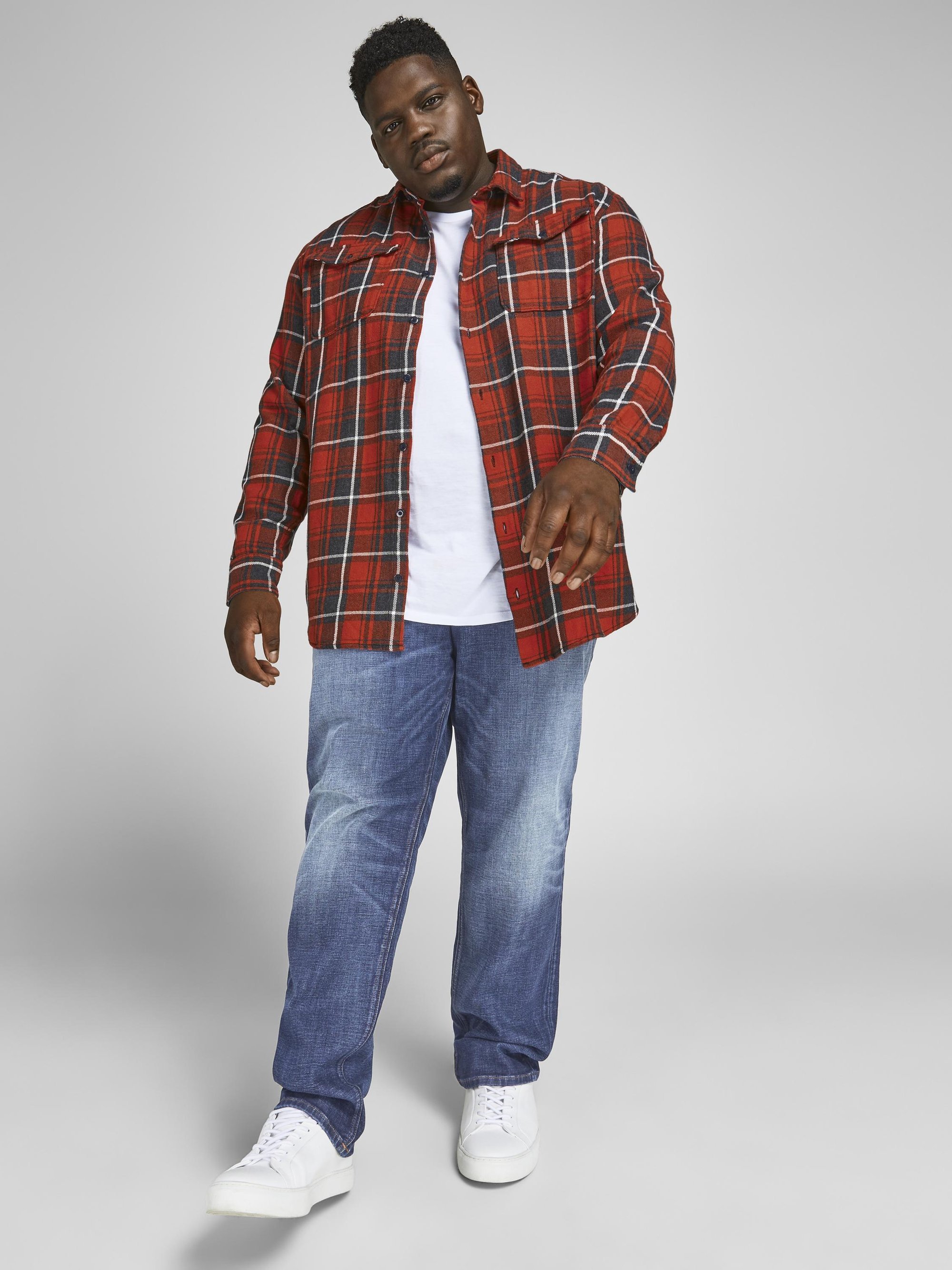 Jeans Jack & Jones Glenn - modello a vestibilità comoda - denim blu