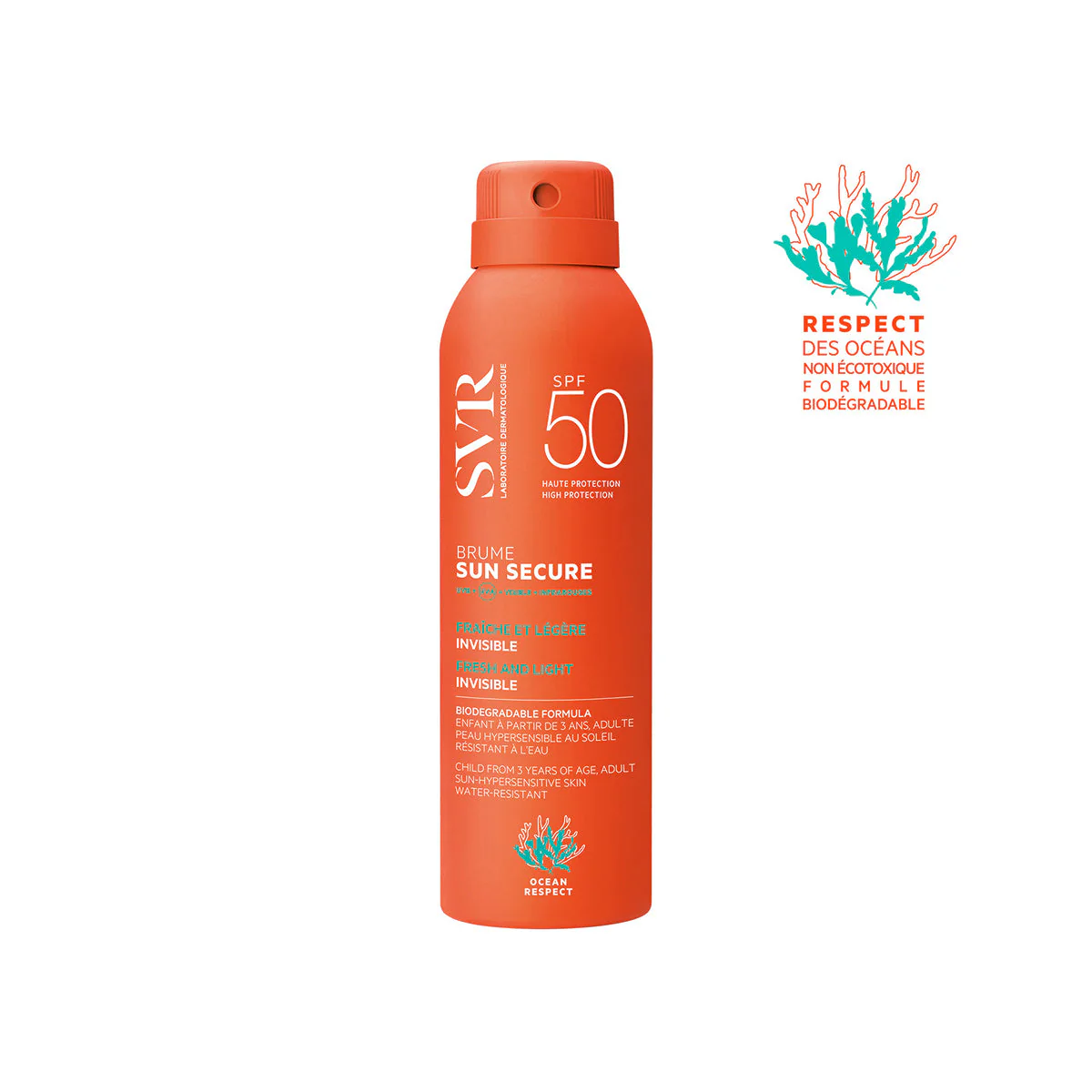 Sun Secure Brume SPF50 - Spray solare corpo alta prot.