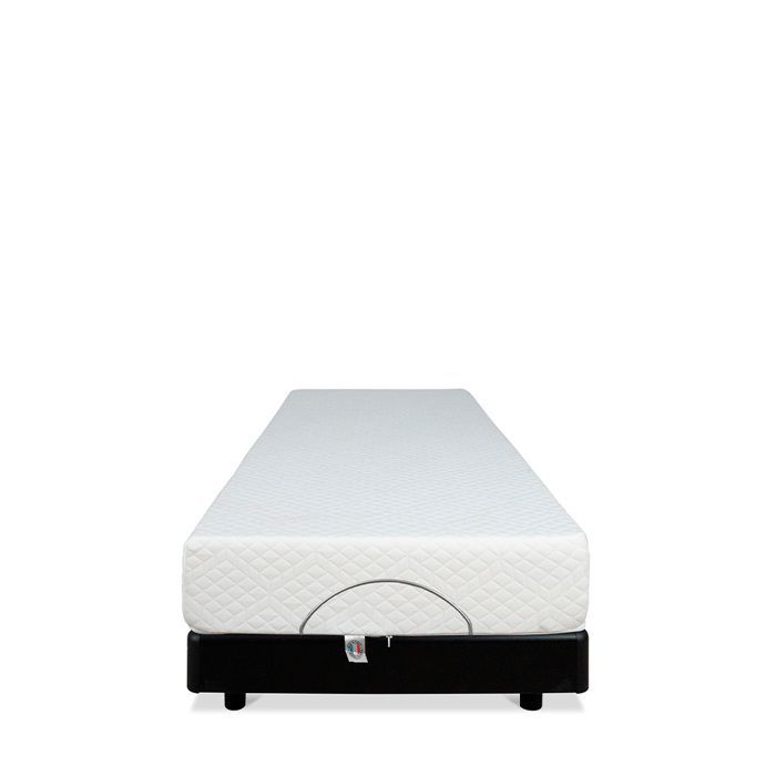 Colchón Bodysoft de espuma viscoelástica de 90x200 cm + base de cama eléctrica