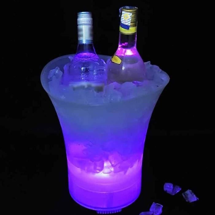 Rafraichisseur vin - KTV - Bluetooth - Changement de couleur - Lumière LED - 20 cm