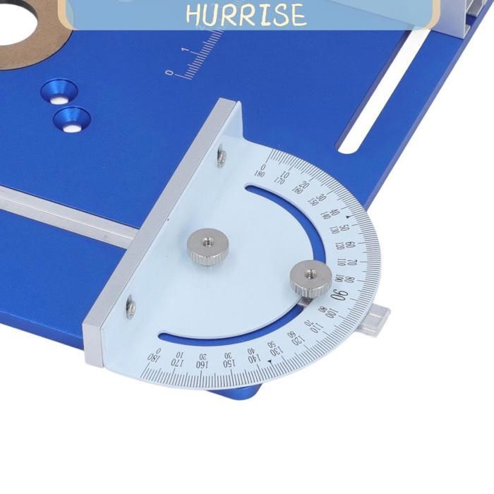 Piastra di inserto per banco fresa in alluminio Tbest Piastra di inserto per banco fresa in lega Sega per utensili Blu
