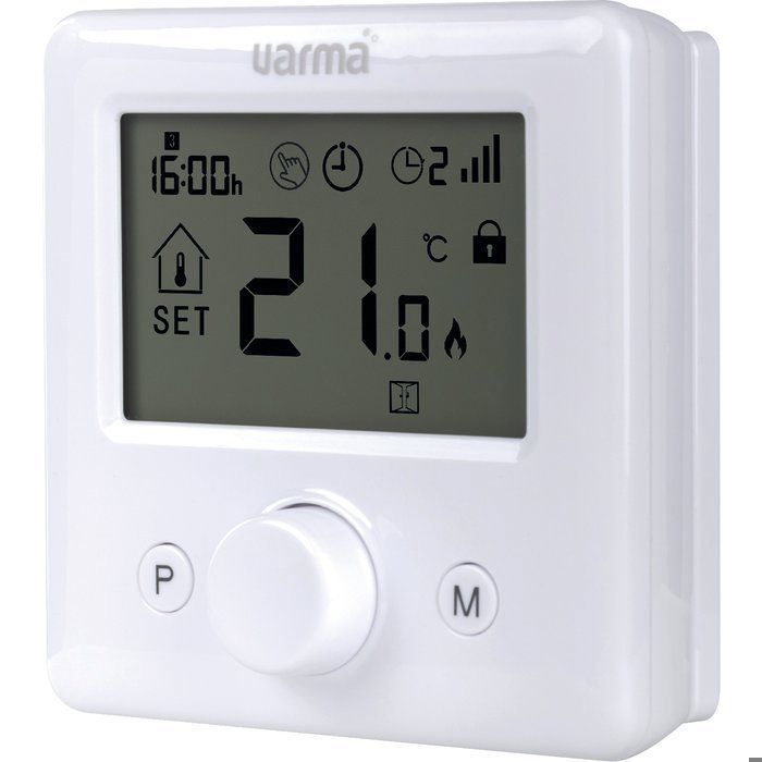 Thermostat programmable - Lagoya - Varma - Sans fil - Avec récepteur