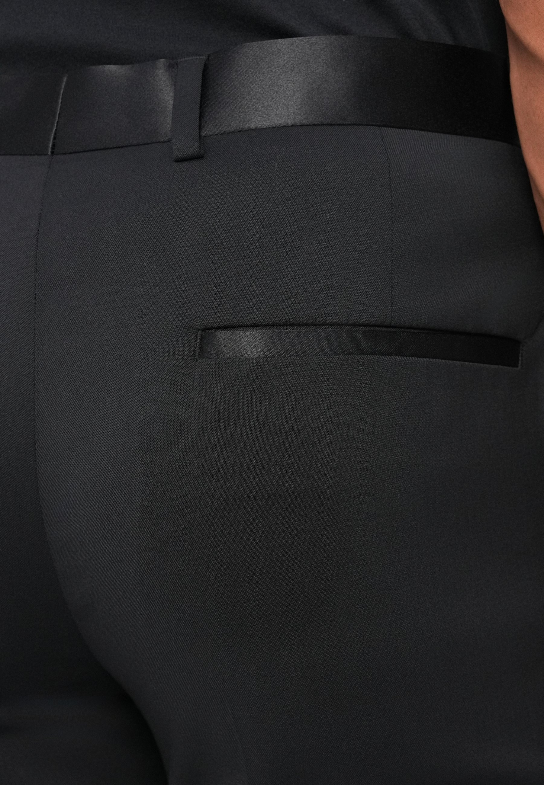 Pantalon de costume Calvin Klein TUXEDO ITALIAN SLIM - noir