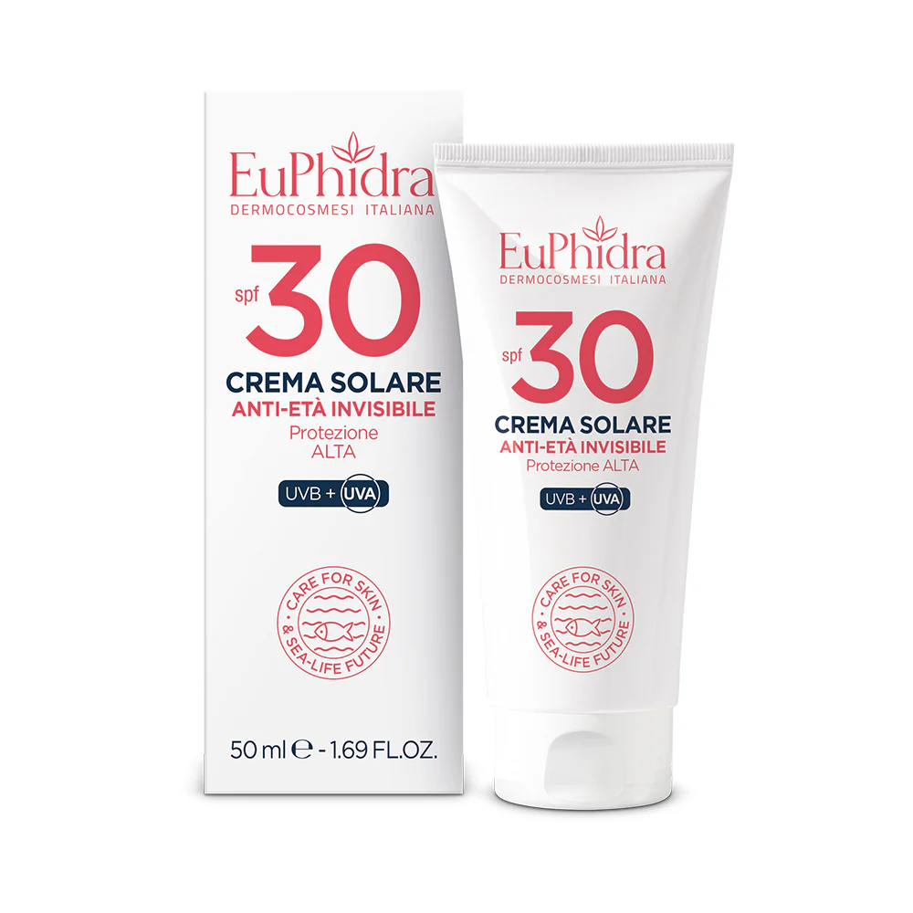 Solari Crema Solare Anti-Età Invisibile SPF30 - Solare viso alta prot.