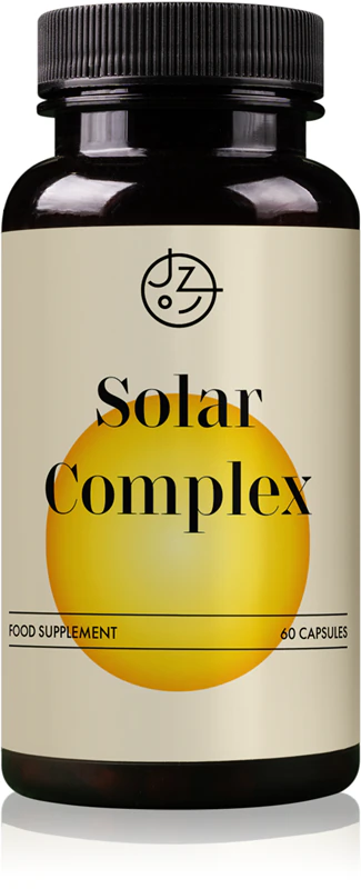 Comemos de forma saudável e tomamos o suplemento alimentar Healthy Sun em cápsulas que auxiliam no bronzeamento.
