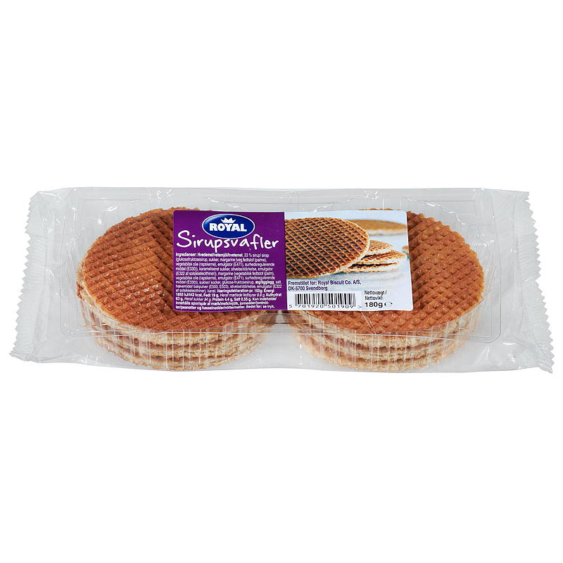 Sirapsvåfflor 180 g