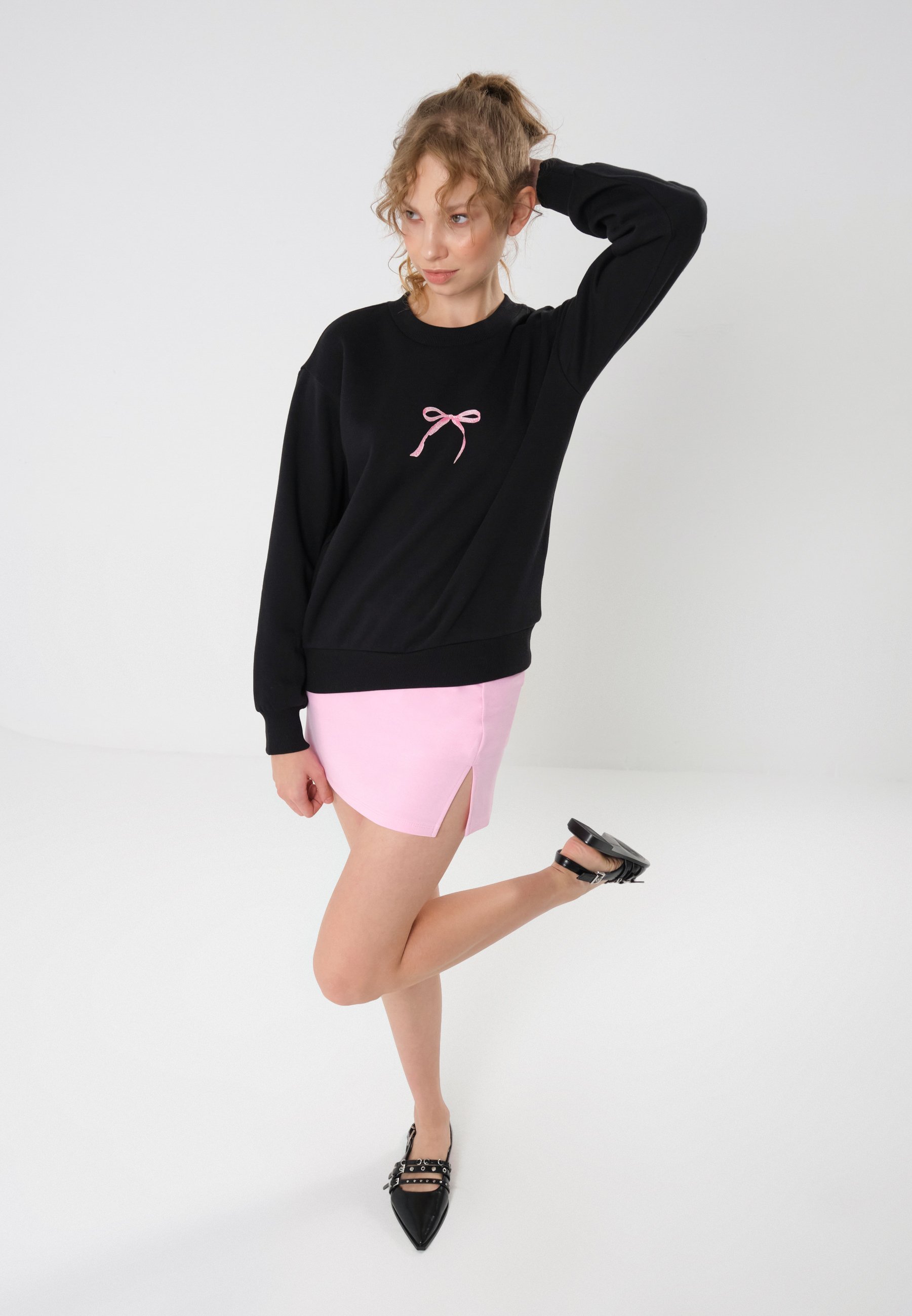 Even&Odd Sweatshirt - zwart