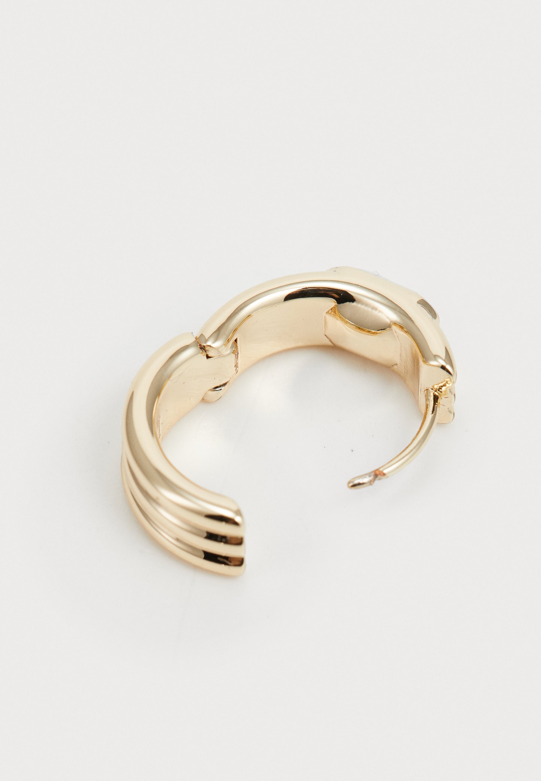 Orecchini a cerchio a coste Lauren Ralph Lauren - color oro