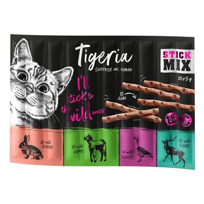 Tigeria-stickor 10 x 5 g