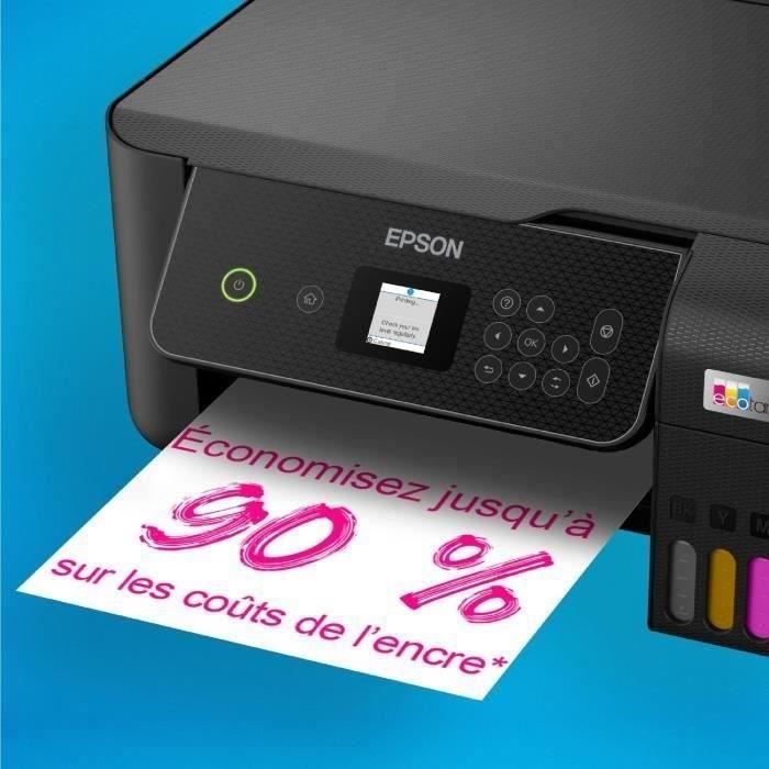 A4 Multifunction Printer - EPSON - EcoTank ET-2870 - Wi-Fi - Ink Tanks - 3 Years' Ink Included