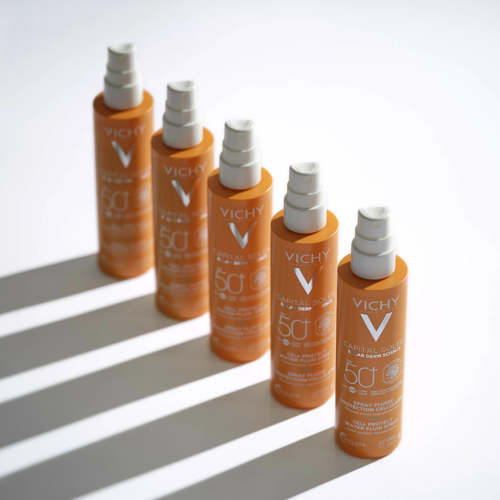 Capital Soleil Cell Protect láthatatlan napvédő spray SPF50+ 200 ml - Vichy