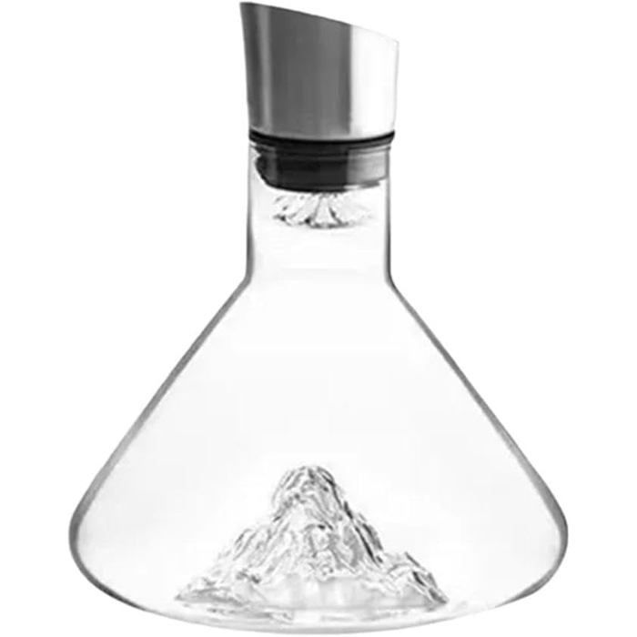 Decantador de vino, decantador de vino de cristal con filtro, regalo para hombres, papá, novio