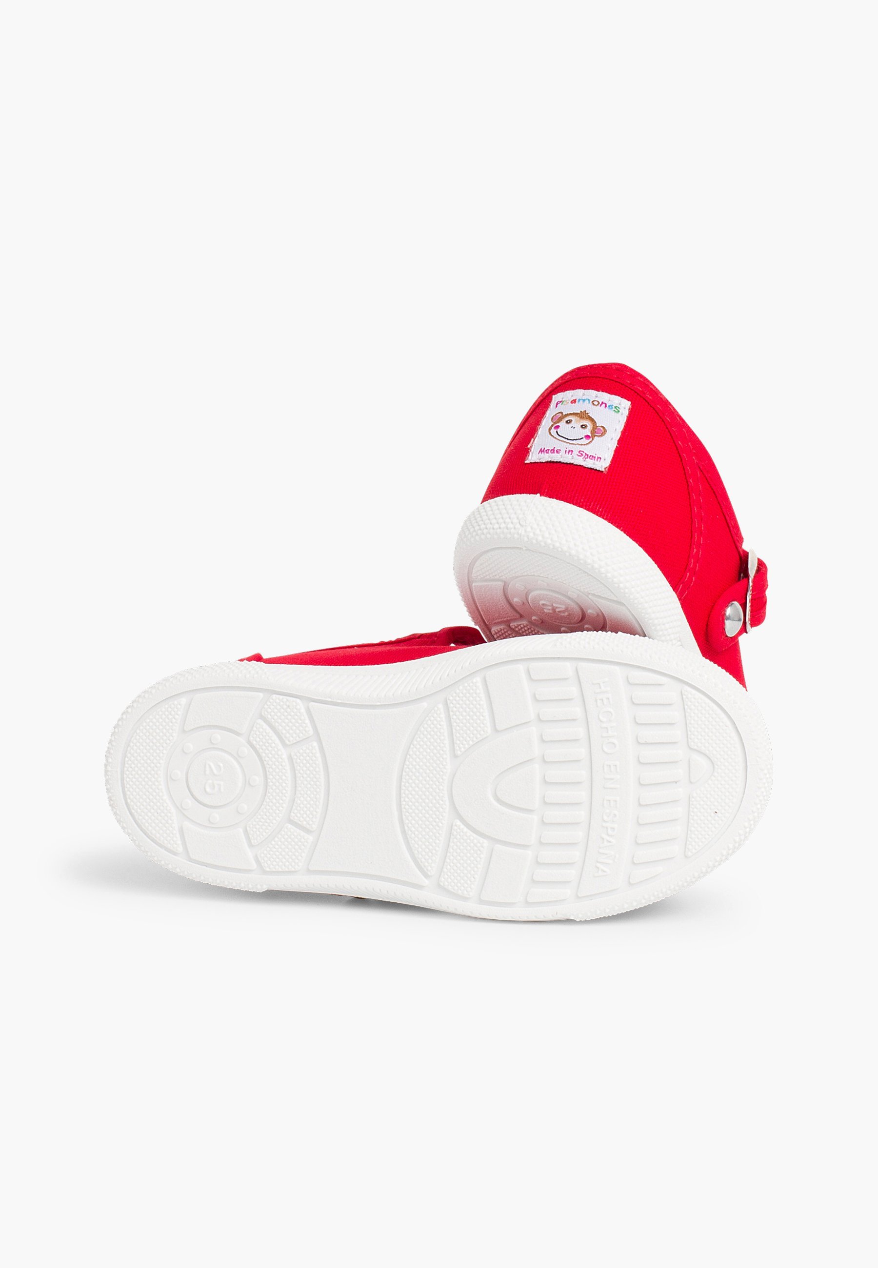 Pisamonas baletanke s remenom za gležnjeve - rojo