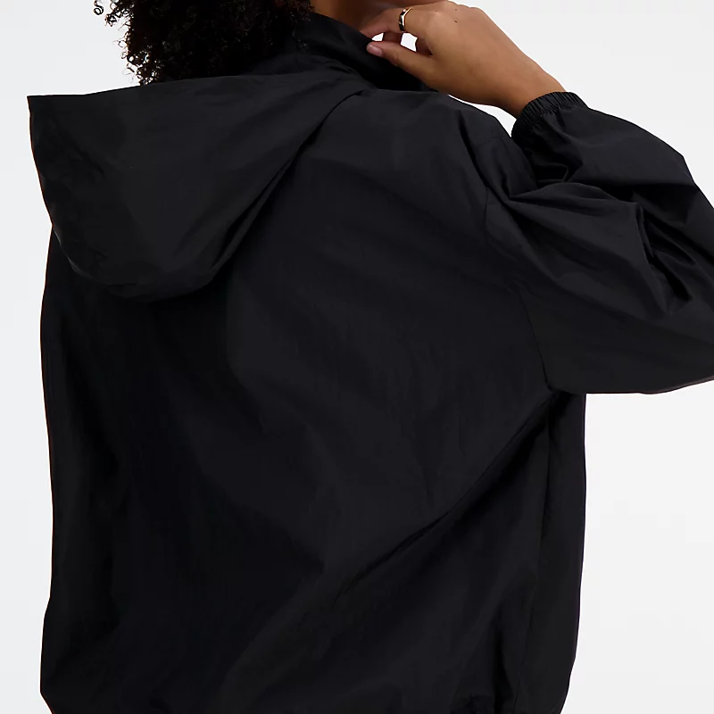 Opvouwbare Femme-jas - ZWART