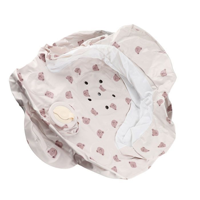 SALALIS Seggiolino gonfiabile per neonati, seggiolino gonfiabile pieghevole per bambini, seggiolino per bambini piccoli, sedia da bagno, sedia per l'assistenza all'infanzia
