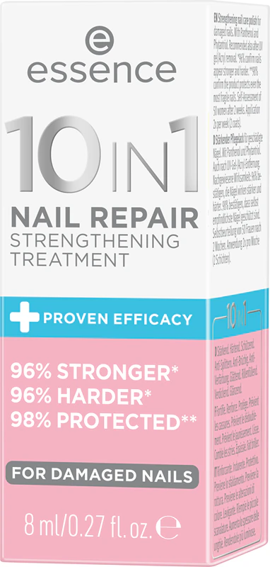 essence 10 em 1 Reparação e fortalecimento das unhas