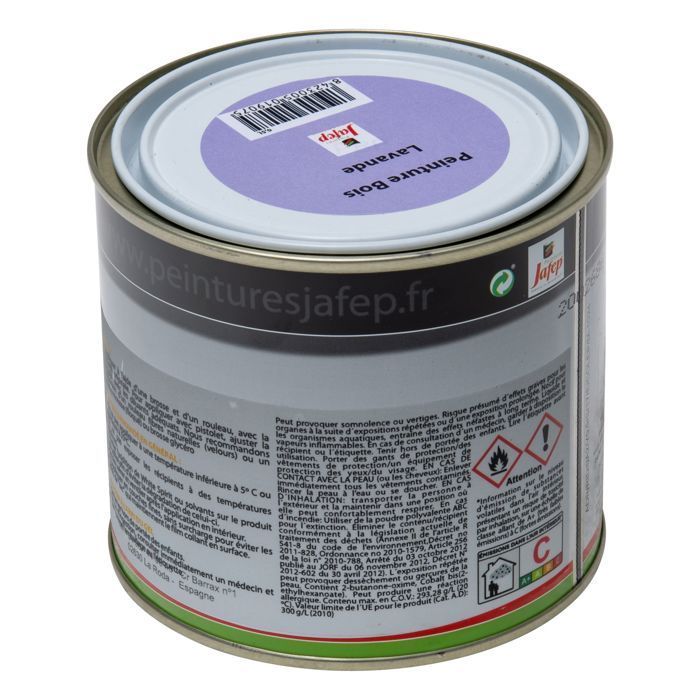 Peinture bois lavande Jafep 0,5 L