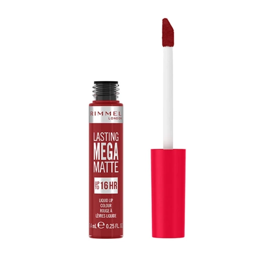 RIMMEL LASTING MEGA MATTE MATOWA POMADKA 930 RUBY PASSION 7,4ML