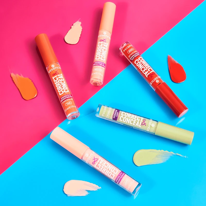 essence CORRECT & CONCEAL коректор за црвенило
