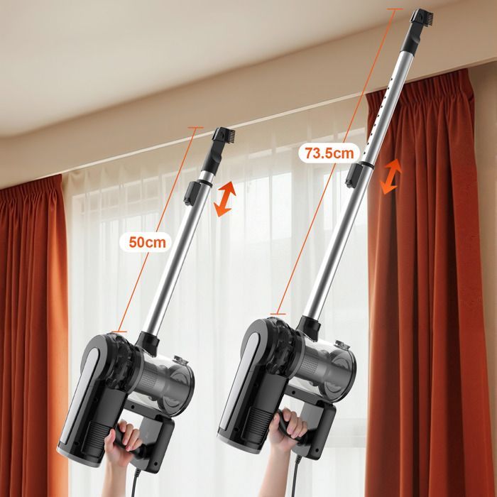 Aspiradora de mano con cable - TANBABY - 600 W - Ligera (1,9 kg) - Filtro HEPA - Potente (15 kPa)