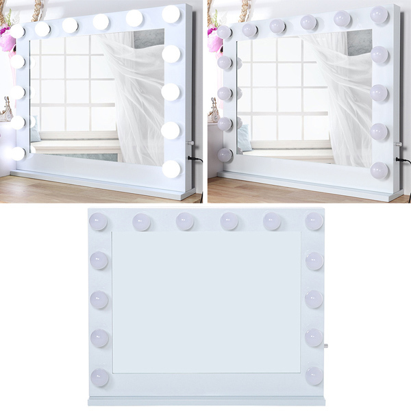 Livingandhome make-upspiegel met LED-verlichting