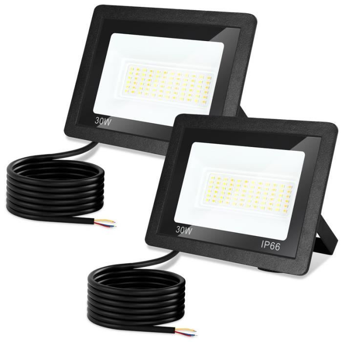 LED-Flutlicht - Hengda - 30 W - IP66 wasserdicht - 3 Farben - 2800 Lumen