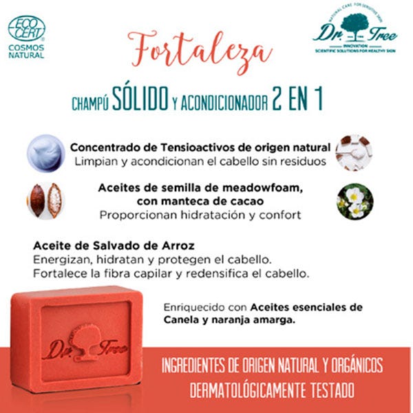 Cosmos Fortaleza Szilárd Sampon | 75g
